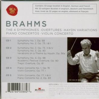 BRAHMS - Davis - Symphonies (intégrale)..